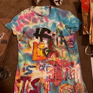 Funny Y2k Reference Meme ‘If The Light Isn’t Off, It’s On’ Painted Set by Sara